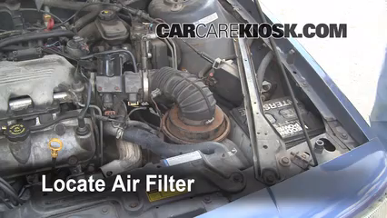 1996 Oldsmobile Cutlass Ciera 3.1L V6 Sedan Air Filter (Engine) Check
